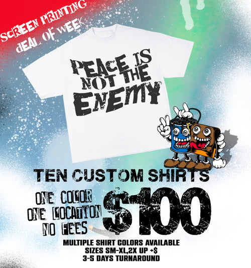 Ten Custom Tees